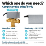 LavaTherm 3 Port Mid Position Motorised Valve 22mm Replaces Honeywell V4073A1039 LavaTherm