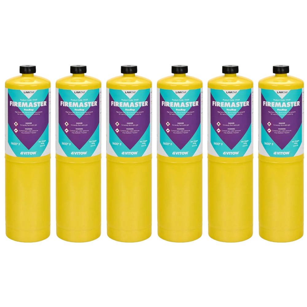 Firemaster Master Protection Lp Firemaster MAPP Gas 400g Cylinder 6 Pack Trade Case