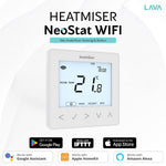 Heatmiser NeoStat WIFI Thermostat - Glacier White Heatmiser