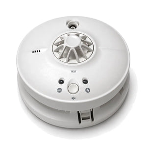 FireAngel HW1-PF-T Mains Heat Alarm - 230V, New 9V Back-up Battery - Made 2020, Replace by 2030