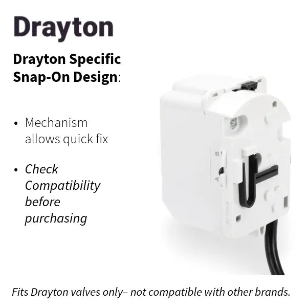 NO - Drayton ZA5 2 Port Actuator Head 27650 Drayton