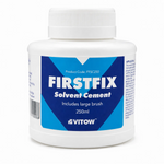 Mark Vitow FirstFix Solvent Cement 250 ml PVC Pipe Glue for Solvent Weld Waste Pipe Fittings Mark Vitow