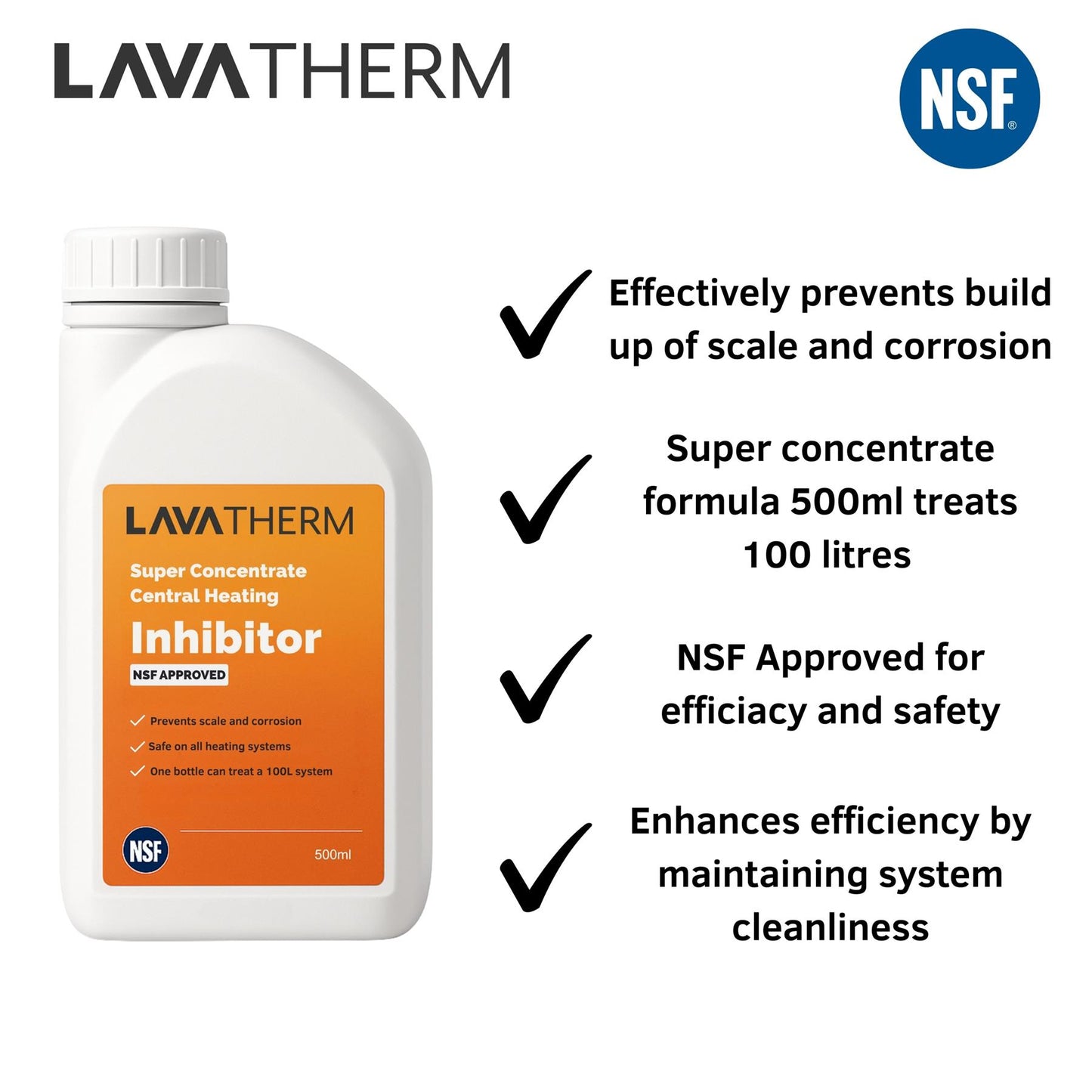LavaTherm Boiler Complete Pack: 22mm Magnetic Filter, 15mm Scale Reducer, 500ml Inhibitor & Shock Arrestor LavaTherm - Installation View