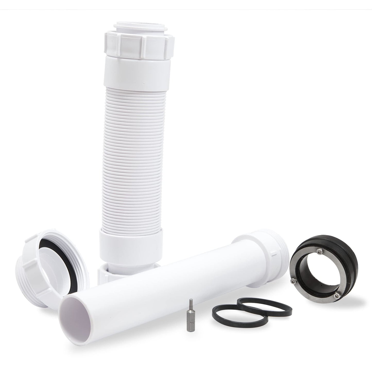 Jepp Flex Kit with Cone 40mm Flush Pipe Kit for Toilet Pan Connector Jepp