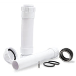 Jepp Flex Kit with Cone 40mm Flush Pipe Kit for Toilet Pan Connector Jepp
