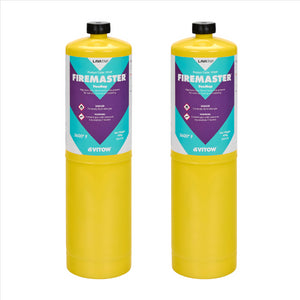 Firemaster Mapp Gas 400g Cylinder x 2