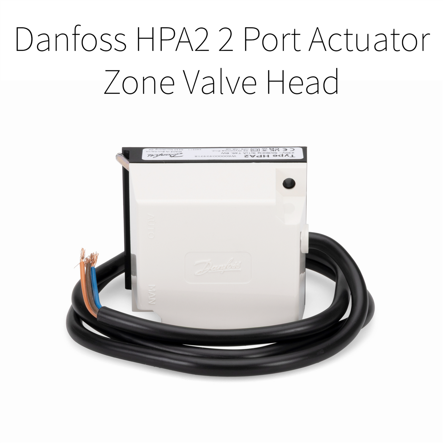 Danfoss HPA2 2 Port Actuator Head 087N6579 Danfoss - Side Profile