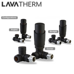LavaTherm TRV Black Thermostatic Radiator Valve - Corner LavaTherm - Packaging