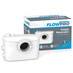 FlowPro FP400 Macerator Side Outlet WC and Bathroom Waste Pump