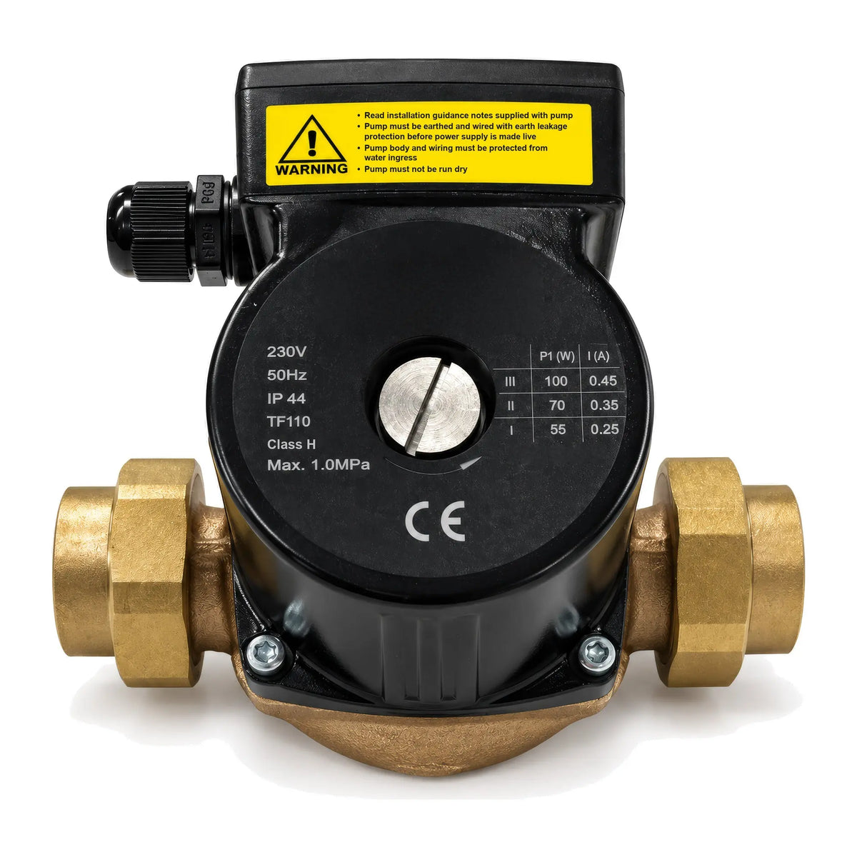 LavaTap bronze hot water circulating pump 130mm, plate side