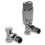 LavaTherm TRV Chrome Thermostatic Radiator Valve - Angled LavaTherm - Product Overview