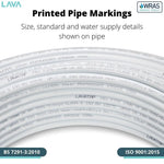 KIT - LavaTap 22mm PEX Barrier Pipe 25m **Coil + 50 Inserts** LavaTap