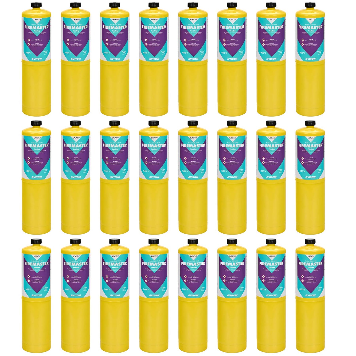 Firemaster Mapp Gas 400g Cylinder x 24 Firemaster