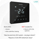 Heatmiser NeoStat WIFI Thermostat - Carbon Black Heatmiser