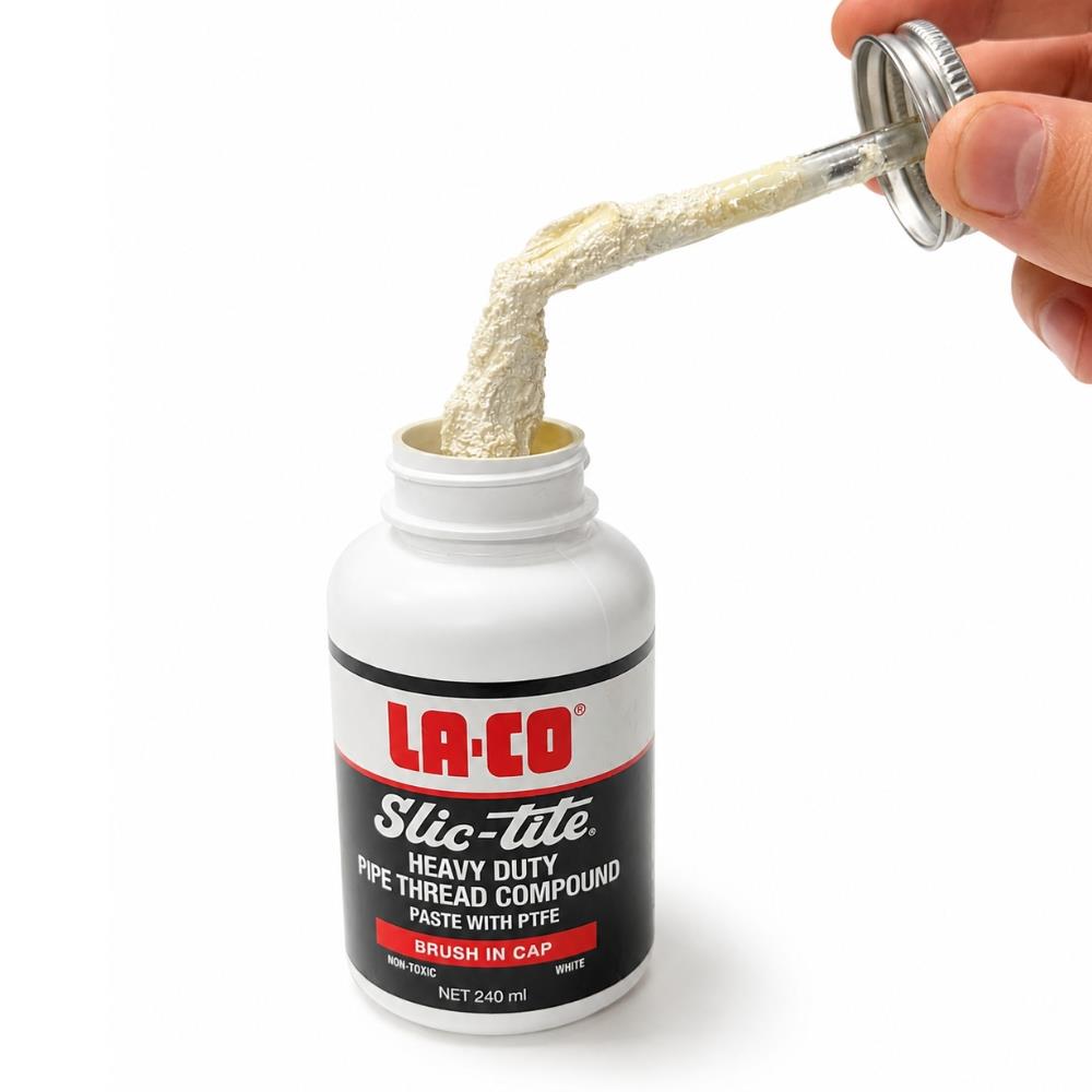 La-Co Slic-Tite Thread Sealant Paste for Plumbing and Gas 240ml La-Co