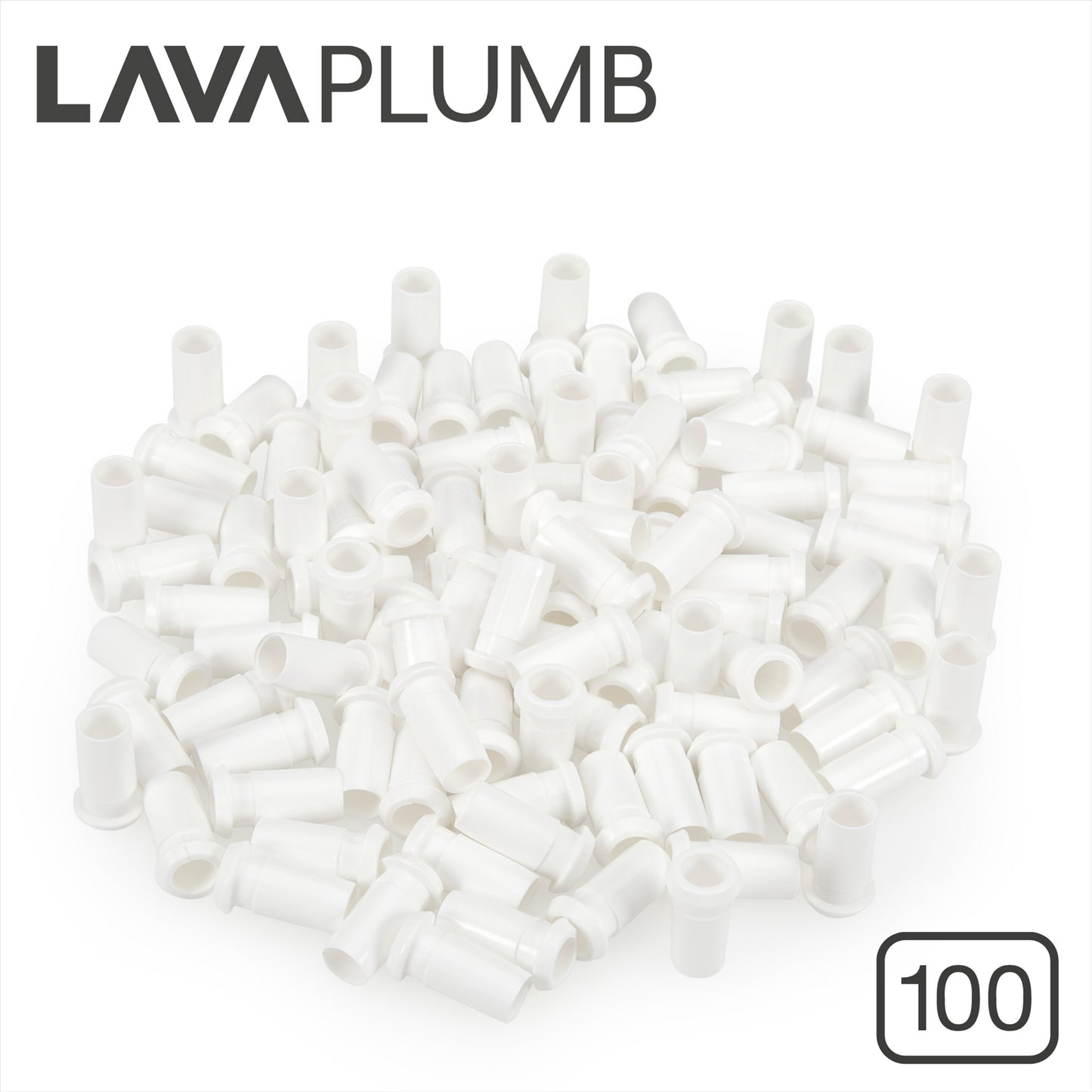 LavaPlumb Pushfit 15mm Inserts - 100 Pack