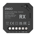 ENGO ETR-868 ELINK Wireless RF Relay 16A ENGO Controls - Side Profile