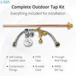 LavaTap 600mm Outside Garden Tap Kit LavaTap