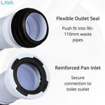 Flexible Toilet Pan Connector Universal WC Flexi 260 to 550mm LavaTap