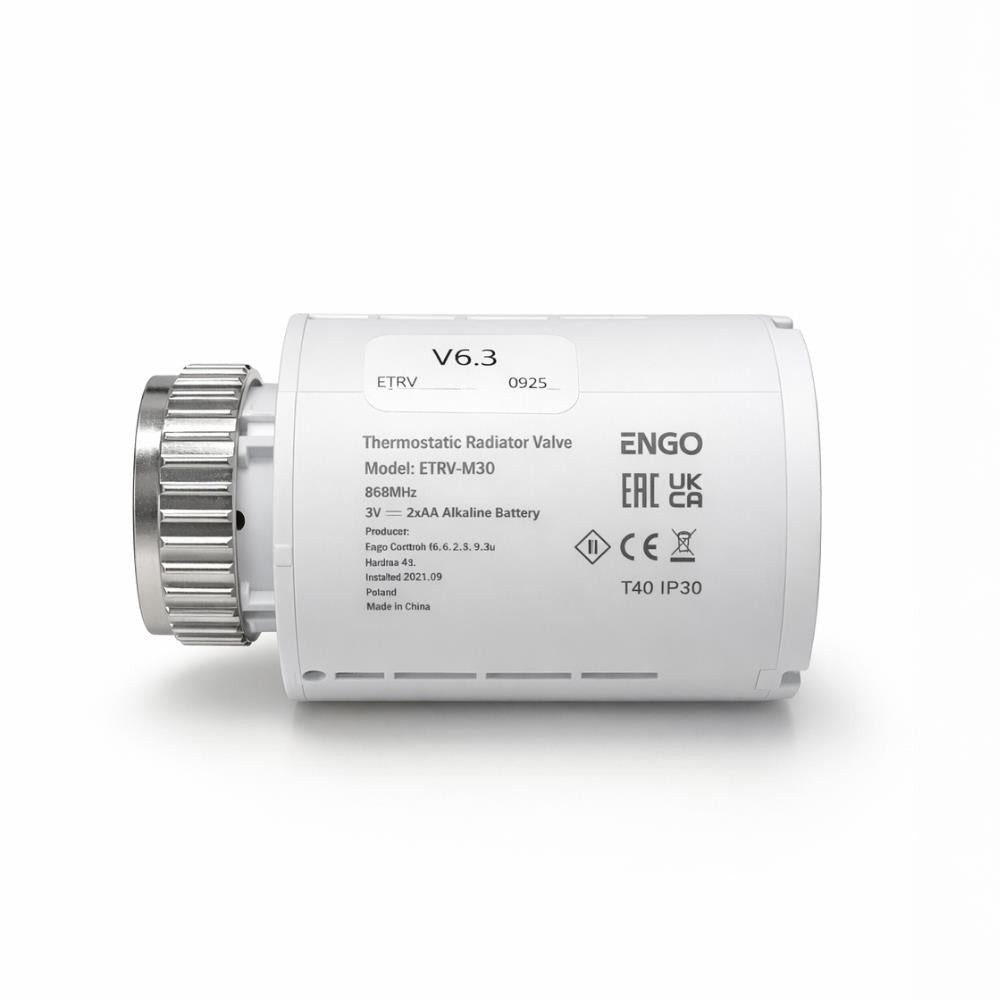 ENGO Smart TRV Thermostatic Radiator Valve TRV ETRV-M30 - Check Compatibility ENGO - Close Up Detail