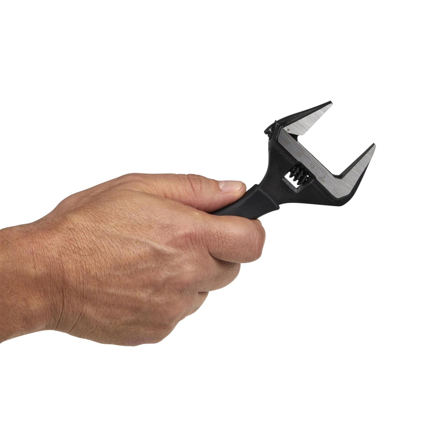 Todays Tools Wide Jaw Adjustable Wrench 6 Inch Handle Todays Tools - Side Profile