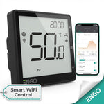 ENGO EHW-B Hot Water Timer Programmable Immersion Heater Controller - Black ENGO Controls - Side Profile