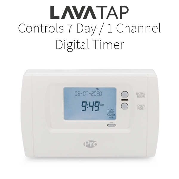 7-Day Heating Timer – Replaces Honeywell Thermostat ST9100C, ST9100A, ST6100, ST7100 Pro - Side Profile