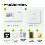 ENGO E901-RF wireless thermostat and receiver