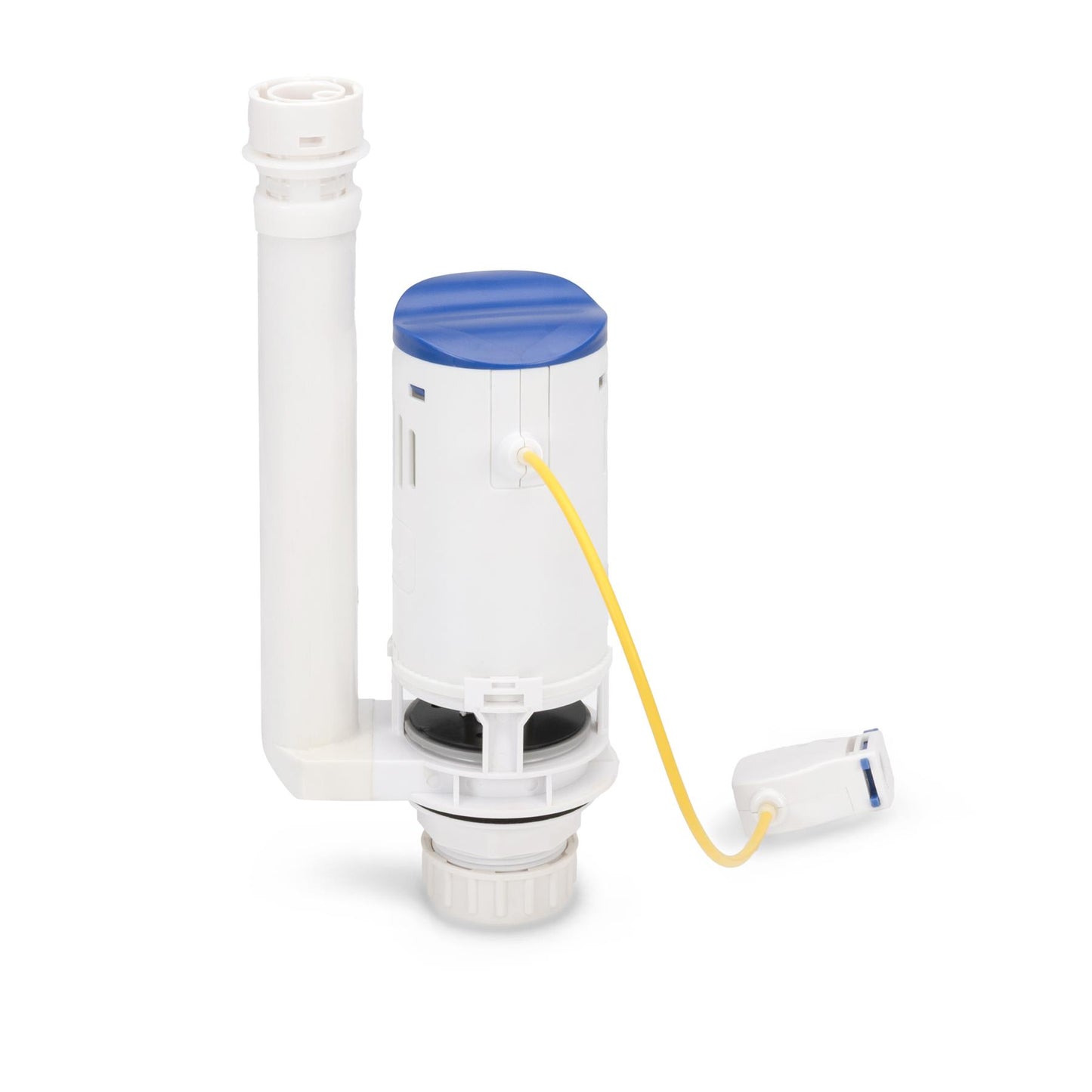 FlushDaddy NP254 Toilet Dual Flush Valve 1.5 Inch and 2 Inch Universal Push Button LavaTap