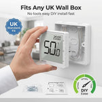 ENGO EHW-W Hot Water Timer Programmable Immersion Heater Controller - White ENGO - Top View