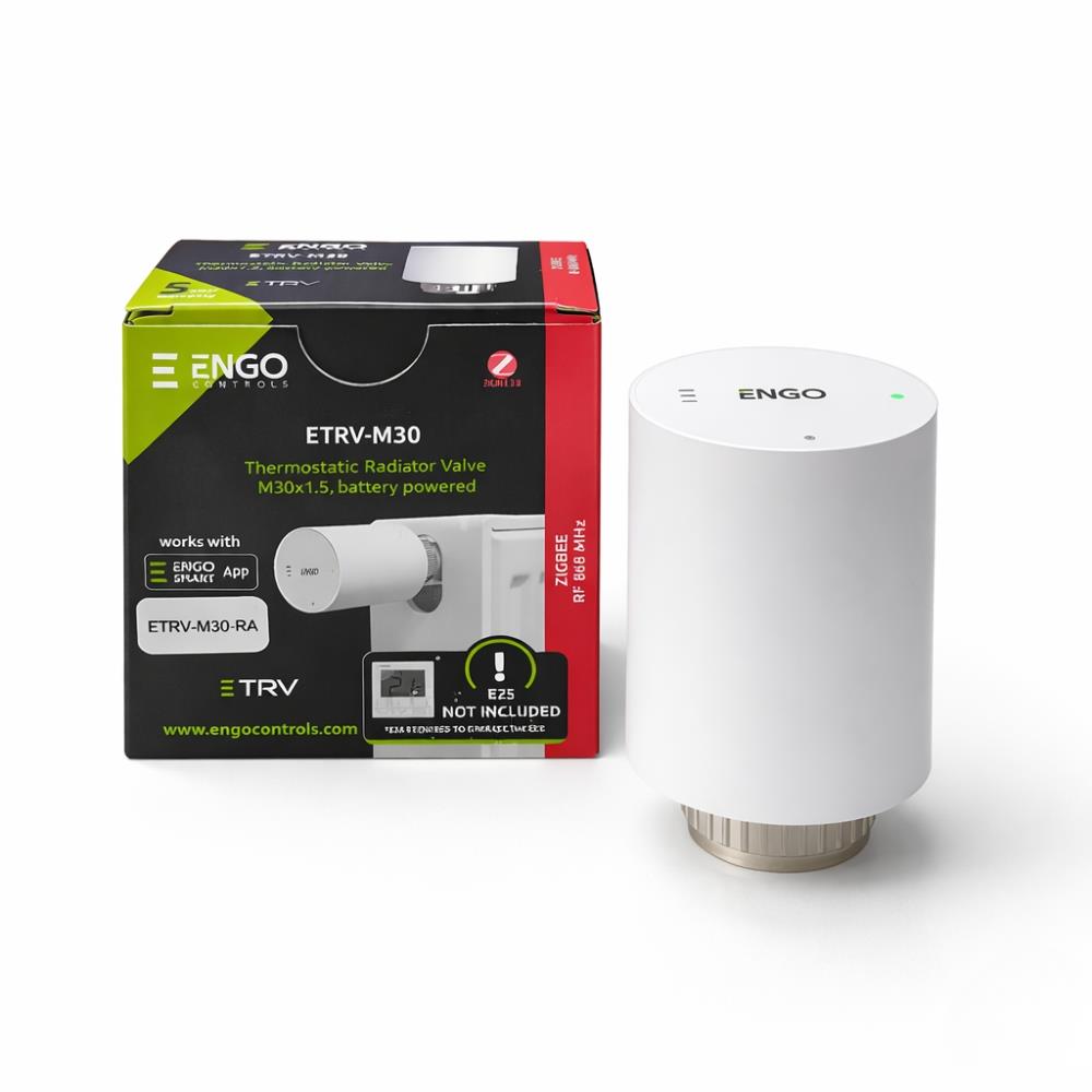 ENGO Smart TRV Thermostatic Radiator Valve TRV ETRV-M30 - Check Compatibility ENGO - Side Profile