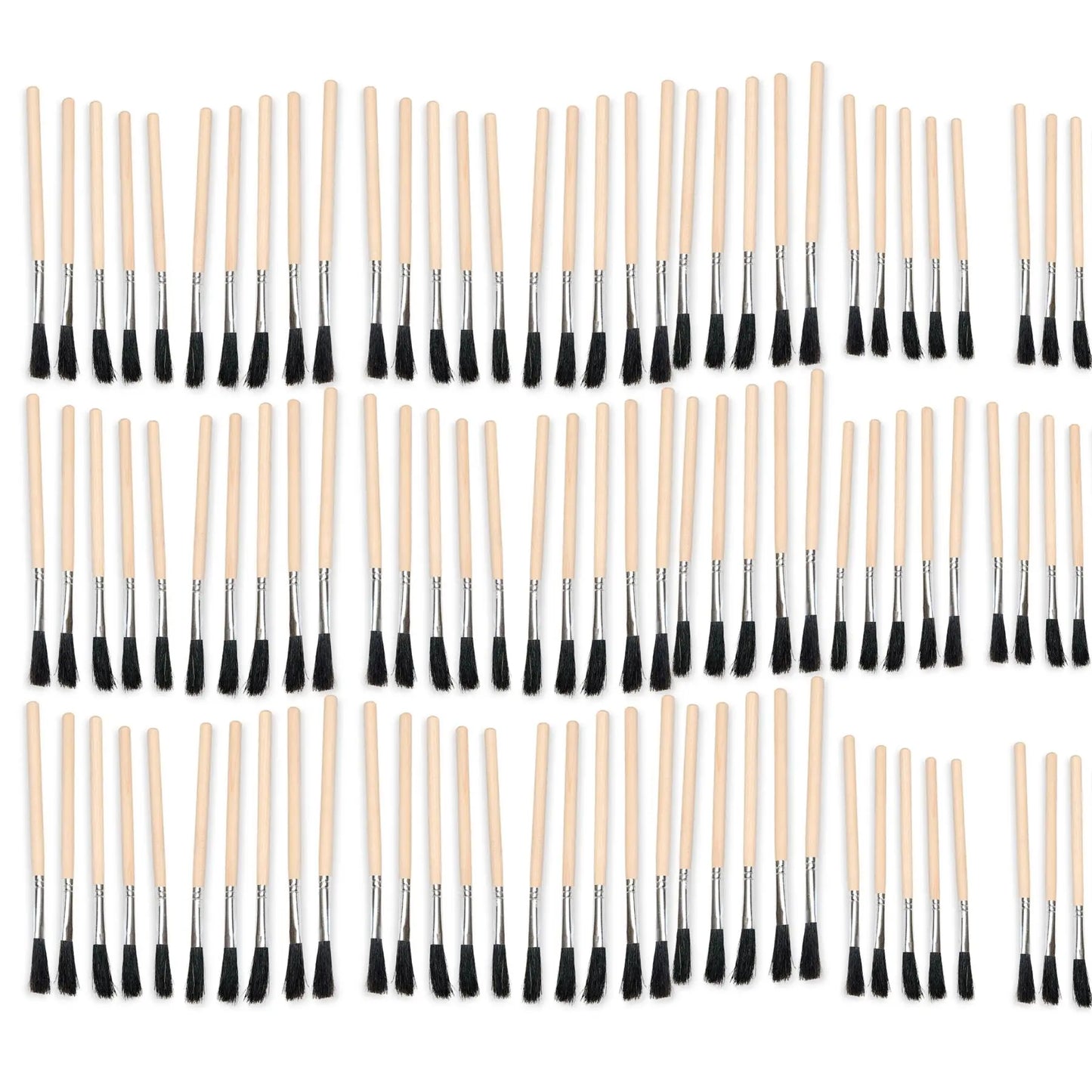 LavaTap Flux Brush – Wooden Handle Brushes with Steel Grip X 100 Todays Tools