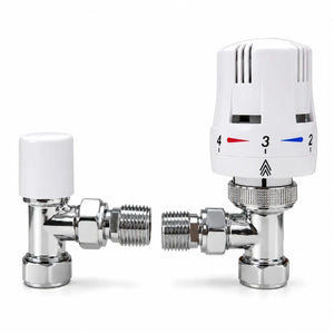 LavaTap Microbore TRV & Lockshield Set - 15mm and 10mm