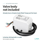 Drayton ZA5 actuator head – head only, valve body not included