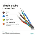 Drayton ZA5 actuator head – 5-wire connection