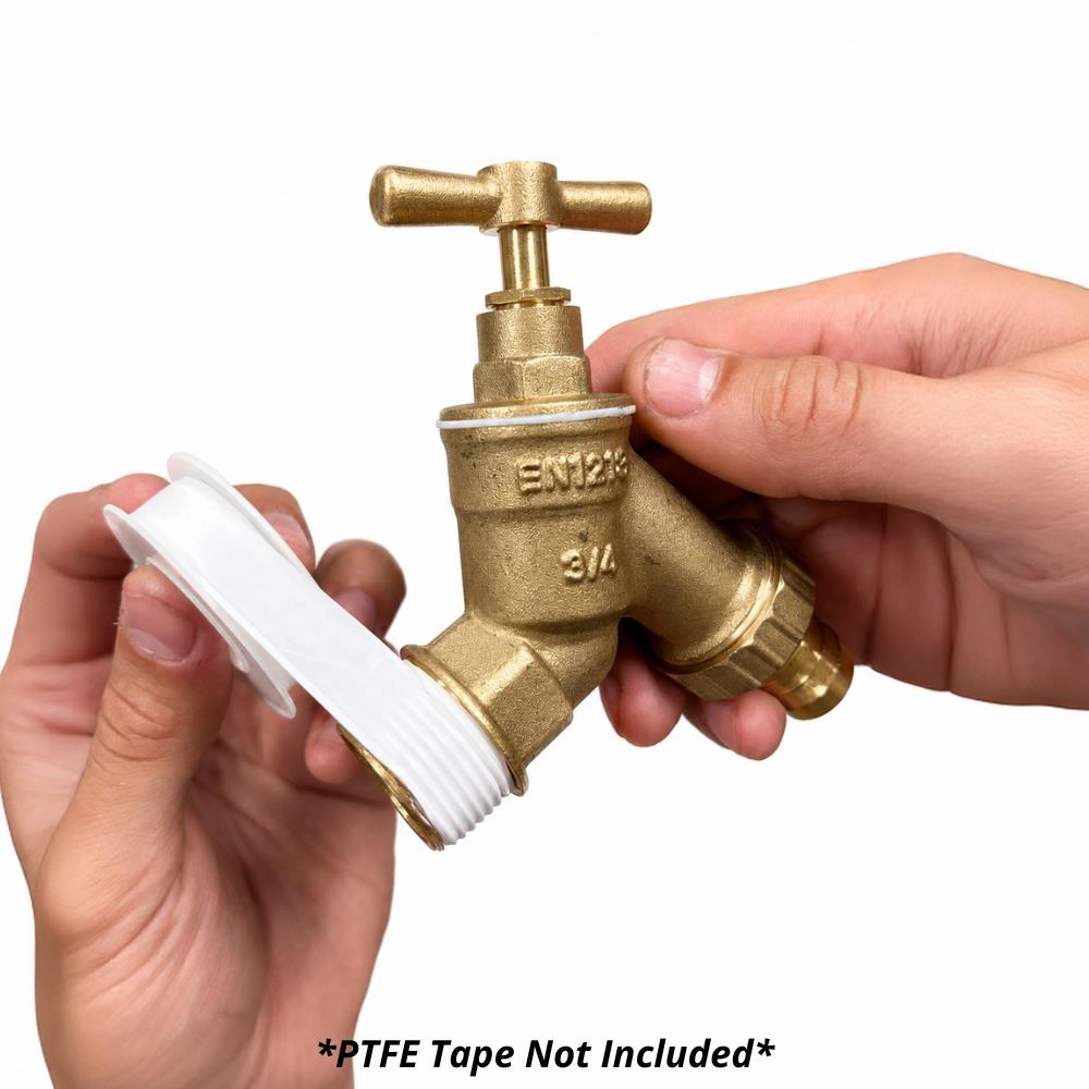 LavaTap 3/4 Inch Brass Outside Garden Tap with Hose Tail LavaTap