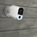 ENGO ECAM Solar WiFi Smart Camera 4MP Outdoor Solar Battery ENGO Controls - Side Profile