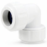 LavaPlumb 15mm push fit elbow, white, 10 pack – view 9