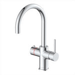LavaTap Chrome 3-in-1 Swan Neck Boiling Water Tap Kit