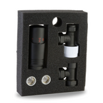 LavaTherm TRV Black Thermostatic Radiator Valve - Angled LavaTherm - Close Up Detail