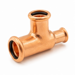 LavaPlumb Copper Pressfit Reducing Tee - 22 x 22 x 15mm (L/C/R) LavaPlumb