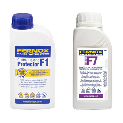 Fernox F1 and F7 Low Temperature Inhibitor and Biocide Pack