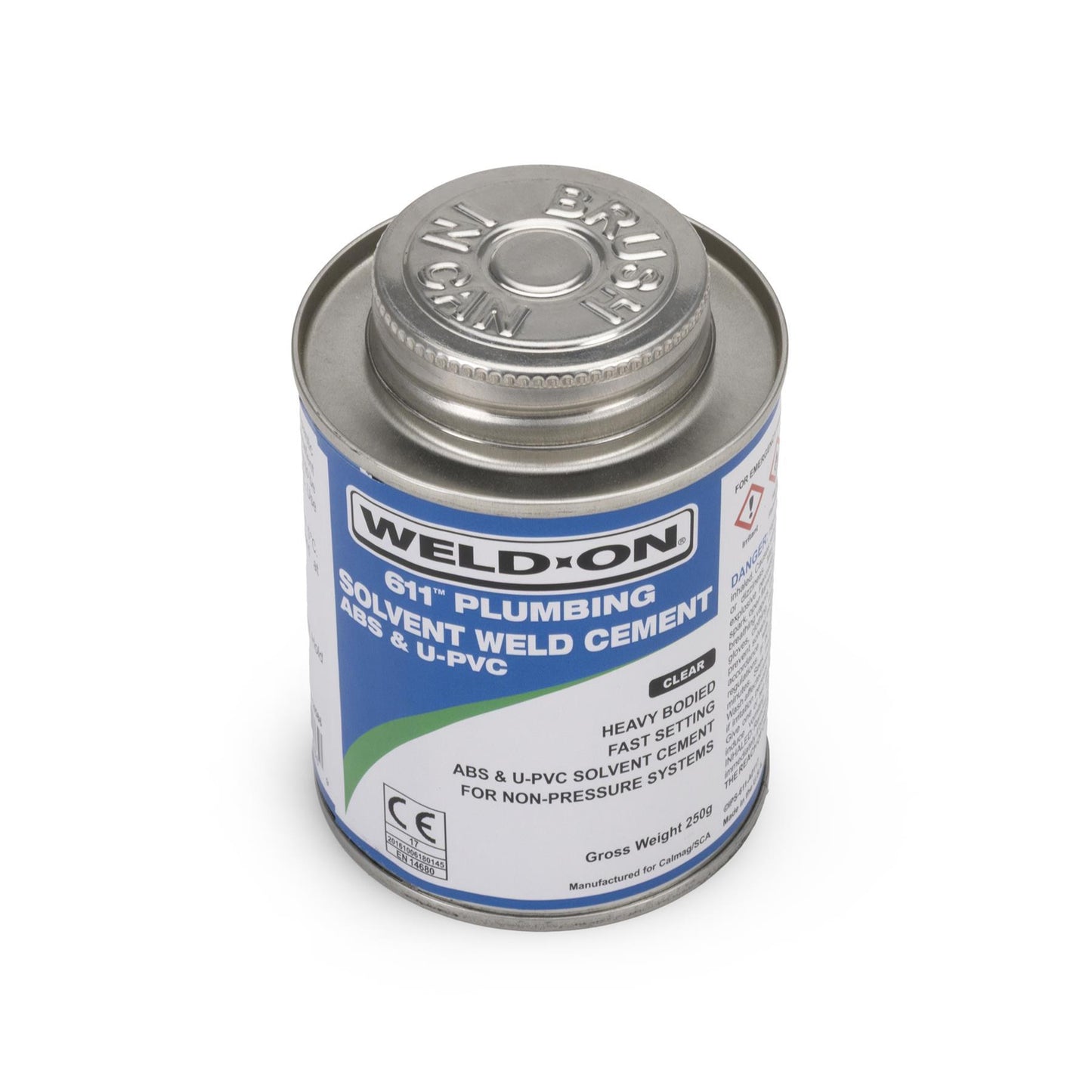 OPENBOX - Weld-On Solvent Cement For ABS And PVC Plastic Plumbing Pipe 250ml Weld-On