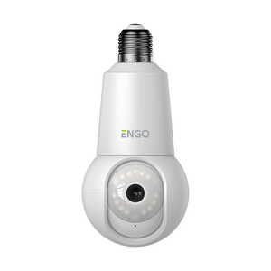 ENGO ECAM E27 WiFi Smart Light Bulb Security Camera 4MP