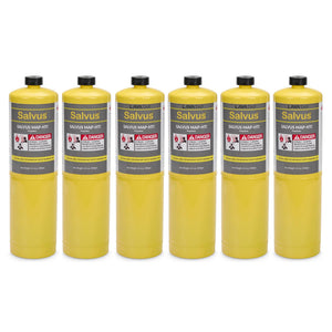 Salvus Mapp Gas Cylinder 400g x 6