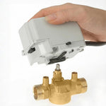 Drayton 27100 2 Port Motorised Valve 22mm - Full Unit (Valve & Body) Drayton - Close Up Detail