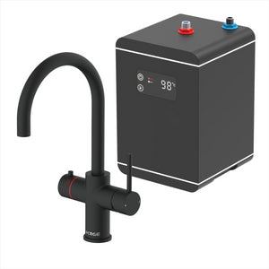 LavaTap Black 3-in-1 Swan Neck Boiling Water Tap Kit