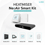 Heatmiser Smart NeoAir Bundle NeoAir v3 RF Switch NeoAir Stand NeoHub Gen 2 Heatmiser - Side Profile
