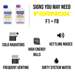 Fernox F1 & F8 Inhibitor / Power Cleaner Treatment Pack