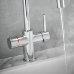 LavaTap Chrome 3-in-1 Swan Neck Boiling Water Tap Kit